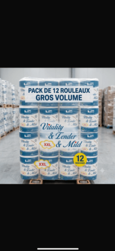 Pacs de 12 rouleaux gros volumes