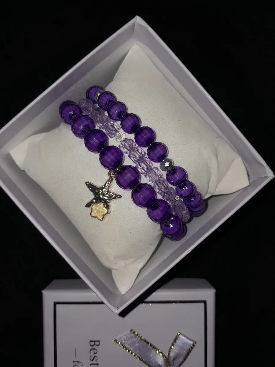 Bracelets violets