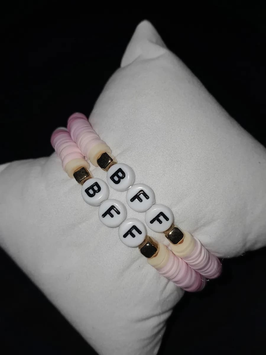 Bracelet heishi "BFF"💕